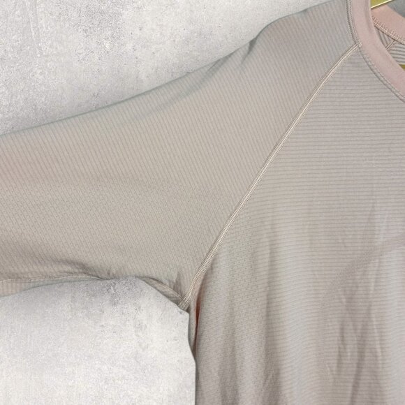 Lululemon Swiftly Tech Long Sleeve Tee Womens Size 20 Pink T-Shirt Crew Neck Top - Picture 10 of 14